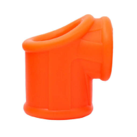 ORANGE BALL STRETCHER AND COCK RING